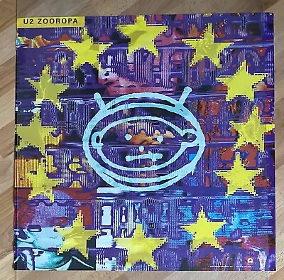 U2 ZOOROPA Bono Edge RARE Promo Poster ORIGINAL VINTAGE (1993) 24 X 24 • $30