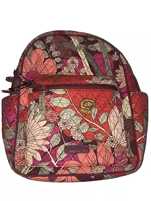 Vera Bradley Bohemian Blooms Backpack Floral Cottagecore Mid-Size Retired 2016 • $48