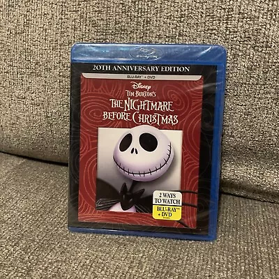 Disney: The Nightmare Before Christmas (Blu-ray/DVD 20th Anniversary) NEW! • $11.95