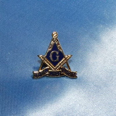 Vintage Masonic MASONS Tie Tack Lapel Pin .72 X.71  • $9.99