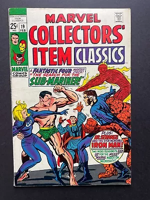 Marvel Collectors Item Classics #19 VG/FN 5.0 1969 Sub-Mariner Fantastic Four • $12.99