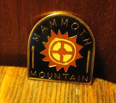 Mammoth Mountain CA Vintage Lapel Pin - California USA Ski Resort Lakes Souvenir • $19.99