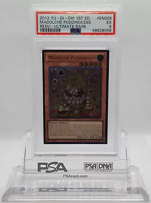 Yugioh 1st Ed Redu-en026 Madolche Puddingcess Ultimate Rare Psa 5 Ex #68828058 • $59.90