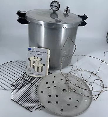 Sears Pressure Cooker-Canner 22Qt  Vintage With Accessories Manual 620-51730 • $129.67