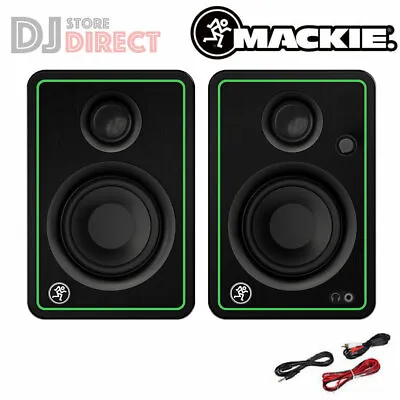 £104.99 • Buy MACKIE CR3-X 3  Desktop Speakers Active Studio Monitor Music PC DJ Gaming LEADS