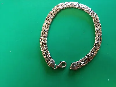 14kt Gold Italian Tuscan Byzantine Interwoven Bracelet  • $839.53