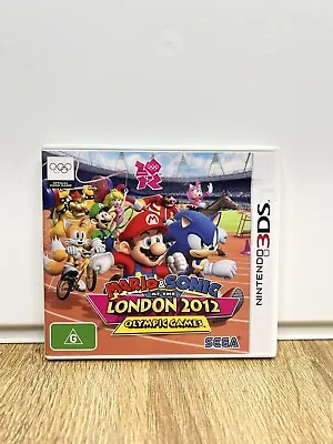 Mario & Sonic At The London 2012 Olympic Games (Nintendo 3DS) With Manual • $20