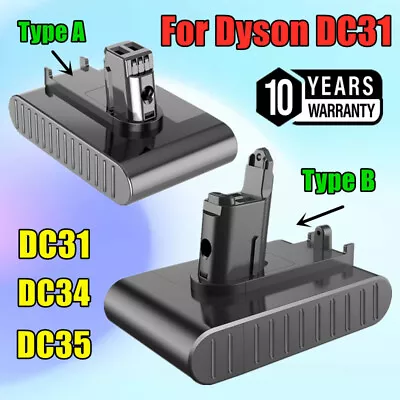 6500mAh Battery For Dyson DC31 Type A/B DC34 DC35 DC44 DC45 Animal Handheld Sony • $34.98