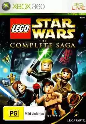 Lego Star Wars The Complete Saga Inc. Manual (Xbox 360) [PAL] - WARRANTY • $24.95