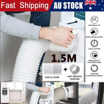 $26.99 • Buy 1.5M Portable Flexible Air Conditioner Parts Exhaust Pipe Vent Hose-Diam 13/15CM