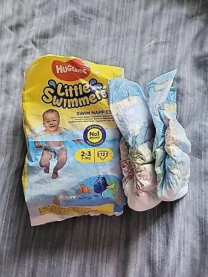 Huggies Little Swimmers Swim Nappies Pants X 7 • £2.50