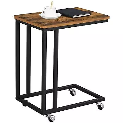 £27.99 • Buy C Shaped Bedside Sofa Side End Table Coffee Living Room Laptop Desk Furniture