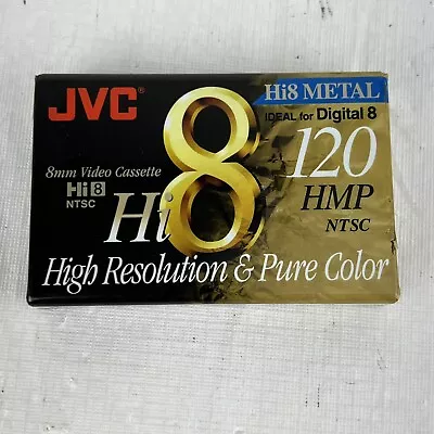 JVC Hi8 Metal 8mm Video Cassette Blank Tape P6-120HMP Sealed • $7.38