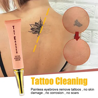 $5 • Buy Tat Eraser Permanent Tattoo Removal Cream Painless Maximum Strength Removal 2020