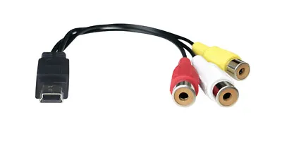 Mini USB To RCA Composite AV Adapter Cable For Camera USB TV Sticks • $8.50