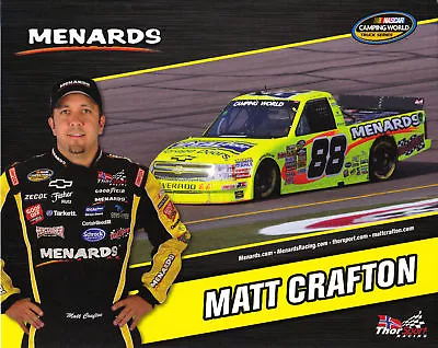 Matt Crafton 2011 Ideal Doors Action Shot Postcard   • $1.49