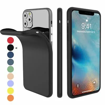 For IPhone 14 13 12 11 Pro Max XS 8 7 6 5 Silicone Case Soft Slim Gel Back Cover • $5.99