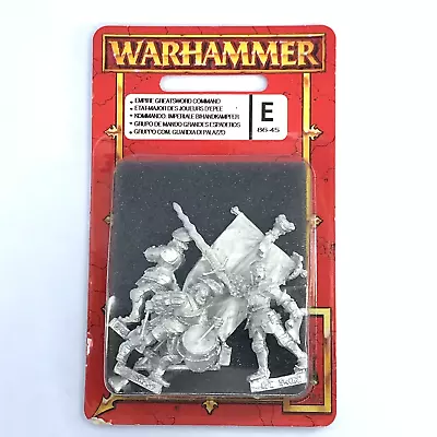 Empire Greatsword Command Freepeople Sigmar Blister - Warhammer Fantasy C3056 • £44.99