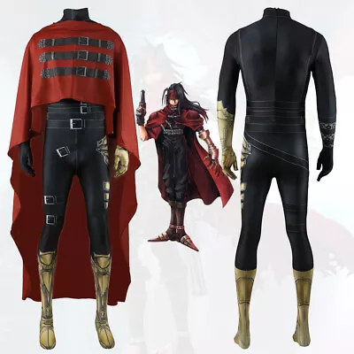 Vincent Valentine Bodysuit Final Fantasy VII Rebirth Costume Cosplay Suit • $100.88