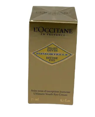 L'Occitane Divine Eyes Immortelle Eye Cream (15mL/0.5oz) New & Sealed • $61.95