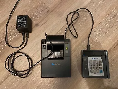 Verifone TRANZ 330 Credit Card Reader With Verifone PRINTER 250 Receipt Printer  • $25