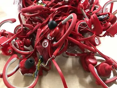 FOR PARTS LOT X80 Beats By Dr. Dre Powerbeats2 Wireless In-Ear MIXED RED • $296.65