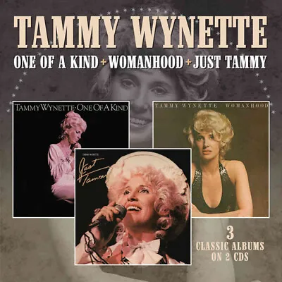 Tammy Wynette : One Of A Kind/Womanhood/Just Tammy CD 2 Discs (2020) ***NEW*** • £13.68