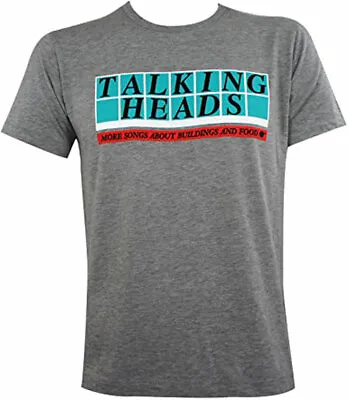 Official Talking Heads More Songs Boxes Mens Grey T Shirt Talking Heads Tee • £21.95