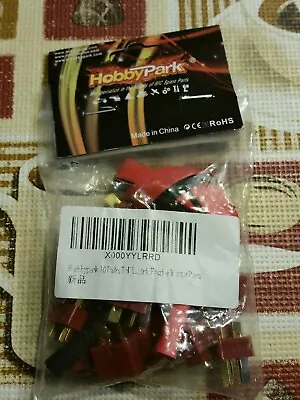 10 X PAIRS HobbyPark  T Plug Gold RC Connectors • $4