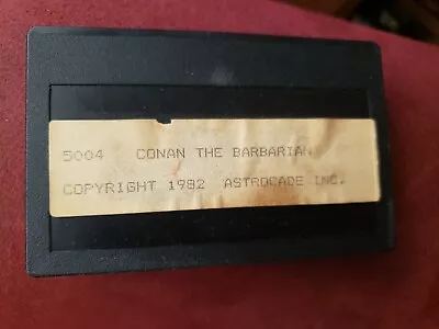 $749 • Buy Ultra Rare Conan The Barbarian Prototype BALLY Astrocade Videocade Nes