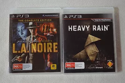 L.A. Noir: The Complete Edition & Heavy Rain On PlayStation 3 Role Playing  • $22.50