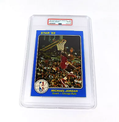 1984-85 Star Court Kings 5 X 7 Michael Jordan #26 Rookie Bulls PSA 8 • $8999.99