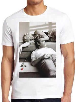 Marilyn Monroe James Dean Vintage Poster Gift Movie Film Cult Top T Shirt M601 • £6.35