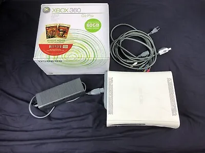 Microsoft Xbox 360 PARTS ONLY White Console With Hard Drive See Description • $59.95