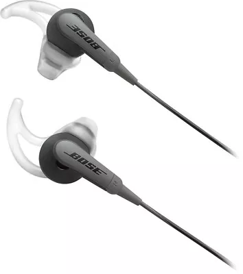 Bose SoundSport In-Ear Headphones 3.5mm Jack Wired Sport Earphones - Charcoal • £40.99