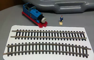 £10 • Buy Train HORNBY Track  X2, A Man & THOMAS THE TANK ENGINE 1985 Die-cast #2431U Ertl