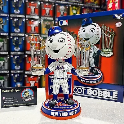 MR MET New York Mets World Series Champions  Mascot  Exclusive MLB Bobblehead • $259