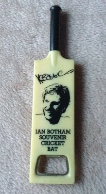 £4 • Buy IAN BOTHAM Cricket Bat Novelty Bottle Opener/pen RARE 