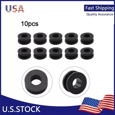 10Pcs M6 Motorcycle Side Cover Rubber Grommets Gasket Fairings For Honda Durable • $9.99