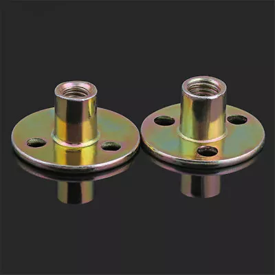 £1.19 • Buy M8 M10 Female Thread Dia Brad Hole Tee Nut Furniture Connector Zinc Plated