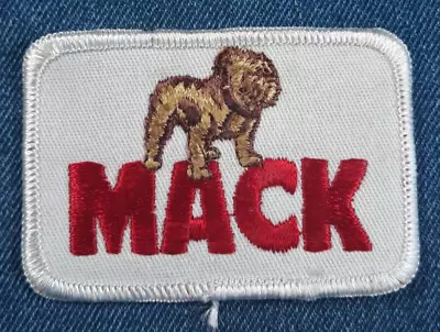 NOS Original Vintage MACK TRUCKS 3 X2  Patch TRUCKER Hat 70s Rig Semi Bulldog • $8.99