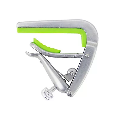 New Tiki Lightweight Adjustable Roller Ukulele Capo Uke (Silver) • $15.16