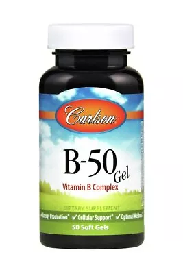 Carlson Laboratories B 50 Gel 50 Softgel • $22.71