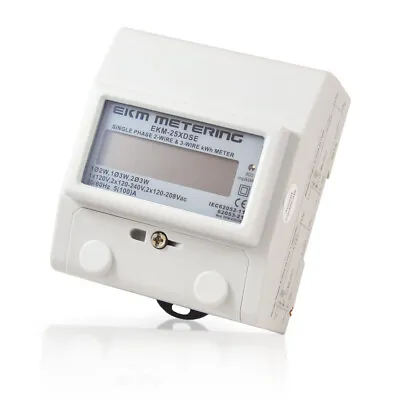 Universal Single Phase KWh Meter 2-Wire Or 3-Wire 120V Or 120/240 100 Amp #4 • $120
