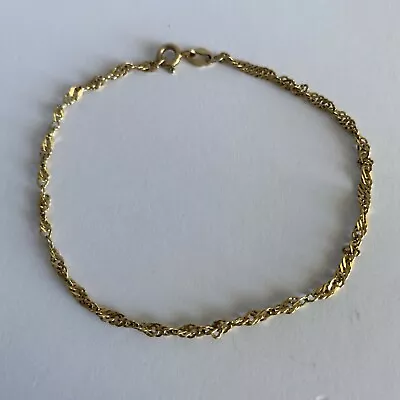 Gold Bracelet 9ct 1.5 Grams • $119