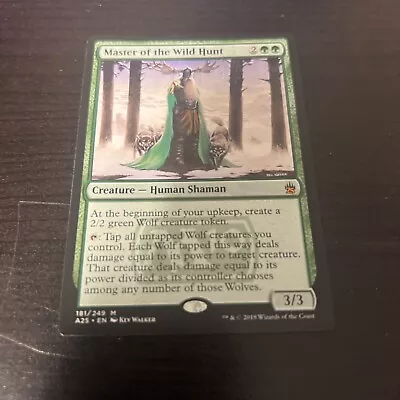 Master Of The Wild Hunt MINT The List - Masters 25 MTG 181/249 Mythic NM M3 • $7.99