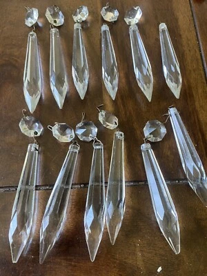$9.99 • Buy 10 Vintage Chandelier And Lamp Prisms.