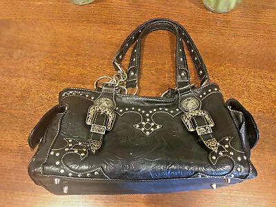 Montana West Black Embellished Shoulder Bag. • $24.99