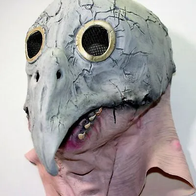 Steampunk Horror Mask Long Nose Bird Beak Latex Mask Adult Unisex New • $23.74