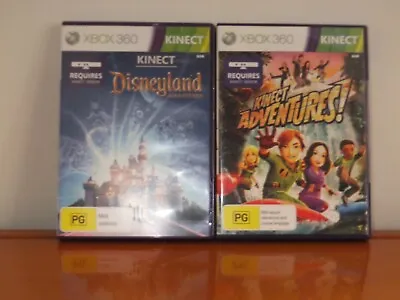 Disneyland Adventures & Kinect Adventures - Microsoft Xbox 360 Games • $7.50